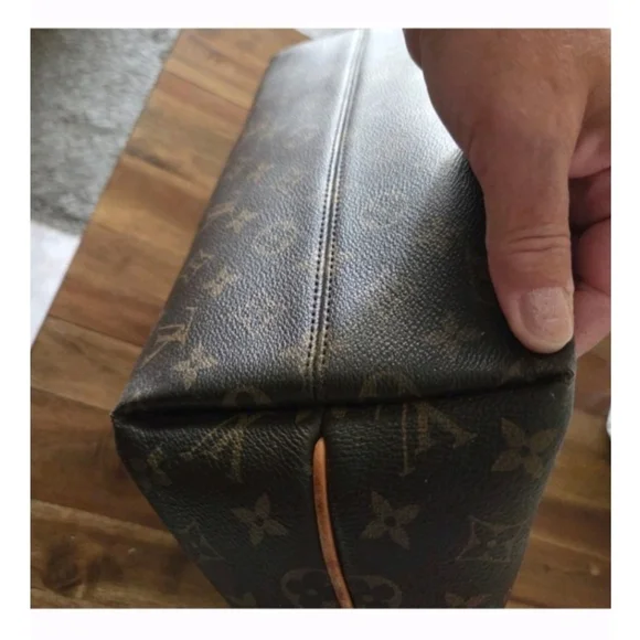 Authentic Louis Vuitton Dark Brown Monogram Turenne GM Tote Good Used Con - Picture 8 of 13